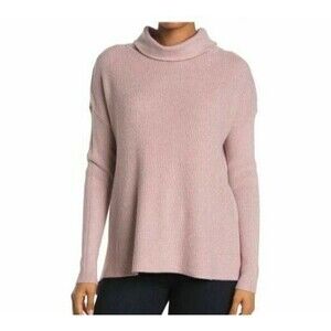 Devotion by Cyrus Orchid Haze Cowl Neck Soft Ribbed Tunic Sweater Size XXS